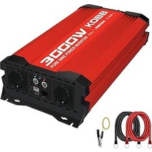 Belirtilmemiş Kobb KBN3000 12V/220V 3000WATT Tam Sinüs Dönüştürücü Invertör