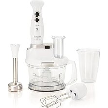 Belirtilmemiş AR1004 Blender Seti, 800ML 1.5l Hazne, 1000W, Beyaz