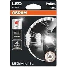 Belirtilmemiş Mi̇nyatür Ampul 1W 12V W2.1x9.5d VS2000 2 W5W Kirmizi Ledri̇vi̇ng 2825DRP-02B