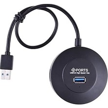 Belirtilmemiş Alfais 4345 4 Port USB 3.0 Hub Switch Çoklayıcı Çoğaltıcı Adaptör, 1 M
