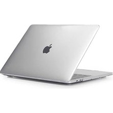Belirtilmemiş Macbook 13.3ınç 2022 M2 A2338 Kılıf Kristal Ön Arka Şeffaf Kapak Renksiz