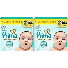 Belirtilmemiş Bebek Bezi Care 2 Numara 168 Adet Aylık Fırsat Paketi (2 Paketi)