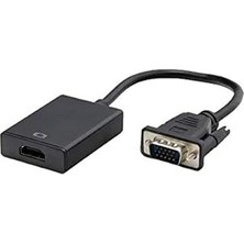 Belirtilmemiş Primex PX-1250 VGA To HDMI Full Hd Görüntü Çevirici Aparat, Analog Erkek To HDMI Dişi Aktif Dönüştü