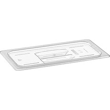 Belirtilmemiş 1/3 Dikdörtgen Pc Gastronom Küvet Kapak 325X176X10