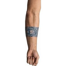 Belirtilmemiş Aslan Kükremesi Kol Bant Şerit Yarı Kalıcı Aylık Yapıştırma Geçici Dövme 24 cm
