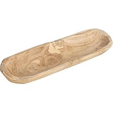 Belirtilmemiş Creative Beeinflußt DA5397 Pure Deko Paulownia Holz Rechteck Schüssel