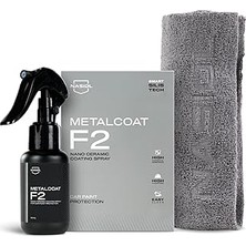 Belirtilmemiş Nasiol Metalcoat F2 Araç Sprey Nano Seramik Kaplama Boya Koruma-50 Ml-1 Yıl Etkili-Hızlı Kola