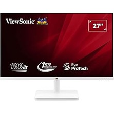 Belirtilmemiş Viewsonic 27" VA2732-H-W-2 IPS 1ms 100Hz Fullhd HDMI VGA Superclear 3 Kenar Çerçevesiz Beyaz Monito