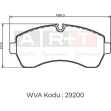 Universal Ön Balata Vw Crafter (06-) Mercedes Sprinter (06-)