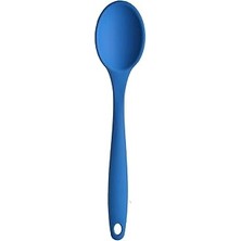 Belirtilmemiş Silikon Servis Yemek Hazırlama Kaşığı, Yumuşak Uç, Komple Silikon, 27 Cm, Kaşık, Yanmaz Yap