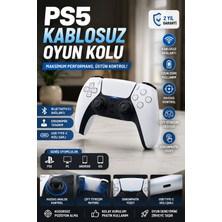 Sayarmarkt Ps5 Uyumlu Kablosuz Oyun Kolu Ergonomik Tasarım ve Hassas Kontrol Özellikli