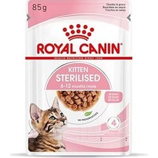 Belirtilmemiş Kitten Gravy Sterilised Kısırlaştırılmış Yavru Konservesi 85 gr