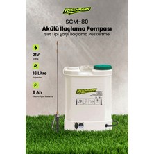 Reschmann R-HX-16C 16 Litre Akülü Ilaçlama Sırt Tipi Şarjlı Ilaçlama Püskürtme