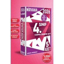 3K Store 2026 4. Sınıf Nirvana Yaz Tatili Genel Tekrar Karma Deneme Seti 5 Farklı Yayın Türkiye Geneli
