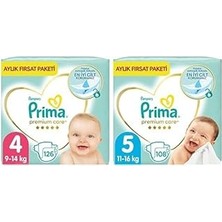 Belirtilmemiş Bebek Bezi Care 4 Beden 126 Adet Maxi Aylık Fırsat Paketi & Bebek Bezi