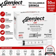 Genject 50 ml Beslenme Katater Enjektörü (120 Adet)