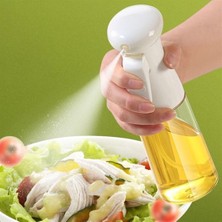 Renas Store Çok Amaçlı Cam Şişe Püskürtmeli Dağıtıcı Yağdanlık Limonluk Sirke Sosluk Spreyi Beyaz (5528)