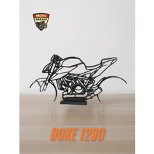 Diecast Ktm Duke 1290 Masa Dekoru – Motor Figürü - Motosiklet Silüeti