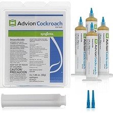 Belirtilmemiş Advion Hamamböceği Jel Yemi, 4 Tüp x 30 Gram, 1 Piston 2 Uç, Alman Hamamböceği Haşere Kontrolü,