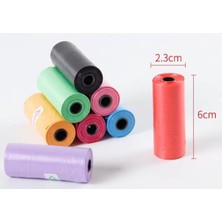 Renas Store 12 Li Köpek Dışkı Poşet Düz Renkli Set (5528)