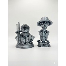Filament Baba One Piece Luffy ve Roronoa Zoro Anime Biblo- 15 cm  -  Dekoratif