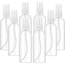 Belirtilmemiş 8 Adet Sprey Şişesi, 100 Ml, Küçük Boş Püskürtücü, Ince Sis - Plastik Şeffaf