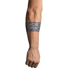 Belirtilmemiş Baykuş Kol Bant Şerit Yarı Kalıcı Aylık Yapıştırma Geçici Dövme 24 cm