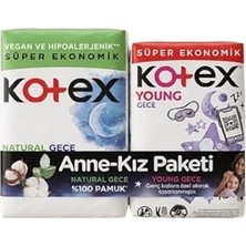 Belirtilmemiş Kotex Ped Gece Kotex Young Gece 14+16 Anne Kız Paketi