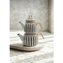 Beren Home Emaye  Modern Şık Çaydanlık