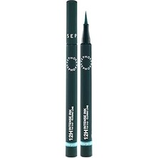Belirtilmemiş 12H Intense Ink Felt Liner Line - Yoğun Hassas Keçe Uçlu Eyeliner - 04 True Teal
