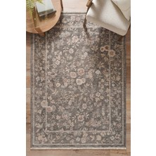 TCH Home Living Mira Vintage Bambu Polyester Eskitme Iskandinav Desenli Soft Dokuma Halı Salon Mutfak Oturma Yatak Odası Koridor Halısı