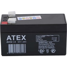 Zenvia Atex AX12-1.3 12V 1.3AH Akü