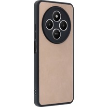 Ozka Concept Redmi 14C Kılıf Aras Deri Kapak - Pudra