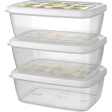 Aria Saklama Kabı 3 Parçalı Set, 1200 ml Kapasite