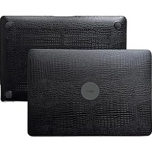 Belirtilmemiş Mcstorey Macbook Air 13 Kılıfı A2337 M1 A2179 A1932 Uyumlu Timsah Desenli Deri Dokulu Hard