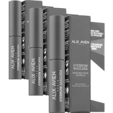 Suya Dayanıklı Kalıcı Etki Yoğun Pigmentli Kahverengi Kaş Sabitleyici Maskara - Eyebrow Mascara 803 (3 Paketi)