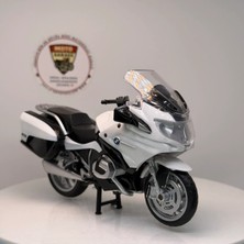 Bmw R1250 Rt - 1:18 Ölçek (12CM) Kutulu Diecast Model (Beyaz)