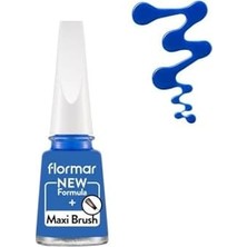 Klasik Parlak Bitişli Yüksek Pigmentli Oje Nail Enamel 487 Navy Blue New