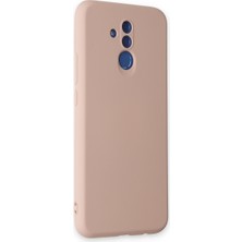 Ozka Concept Mate 20 Lite Kılıf Nano Içi Kadife Silikon - Pudra