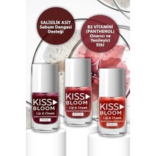 Kıss & Bloom Doğal Görünümlü Dudak ve Yanak Renklendirici Lip & Cheek Pink 11 ml