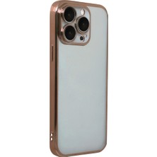 Ozka Concept iPhone 15 Pro Max Razer Lensli Silikon - Çöl Titanyum