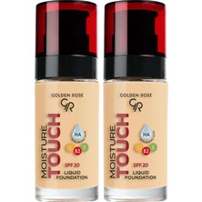 Moisture Foundation No: 107 - Hyaluronik Asitli Nemlendirici Fondöten Spf 20-30 ml (2 Paketi)