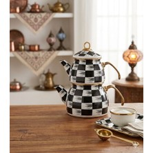 Beren Home Emaye  Modern Şık Çaydanlık
