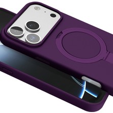 Ozka Concept iPhone 17 Pro Regal Magsafe Standlı Kapak - Derin Mor