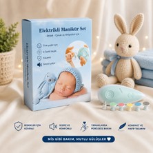 Hodaf Yenidoğan Bebek Dönerli Pilli Tırnak Kesme Törpüleme Makinası Tırnak Makası Bebek Bakım