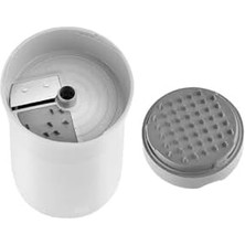 Z-Cut Spiral Kesici, Çok Fonksiyonlu, 18/10 Paslanmaz Çelik Bıçak, Plastik Gövde, Gri