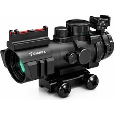 Gunex 4X32 Fiber Optik Dürbünü