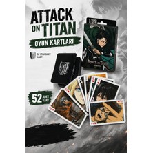 LUXMON Anime Karekter Attack On Titan Aot Iskambil ve Poker Kartı Destesi
