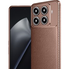 Ozka Concept Mi 15T Pro Auto Focus Karbon Kapak - Kahverengi