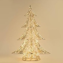 Belirtilmemiş Ulu LED Işıklı Ağaç Dekor 150 cm Altın